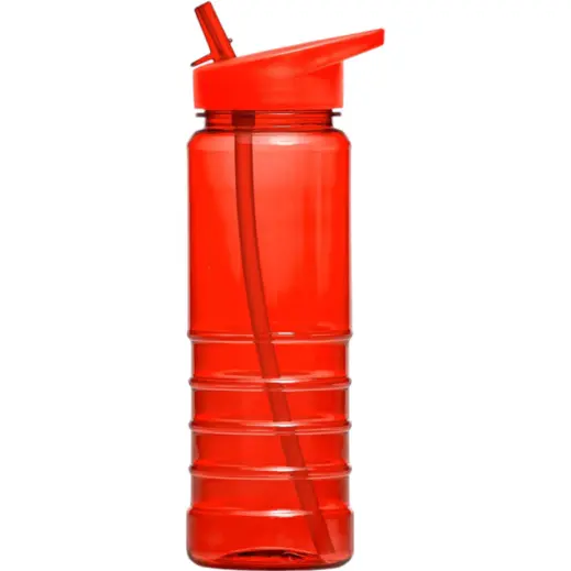 Altitude Quench Plastic Water Bottle Red Side